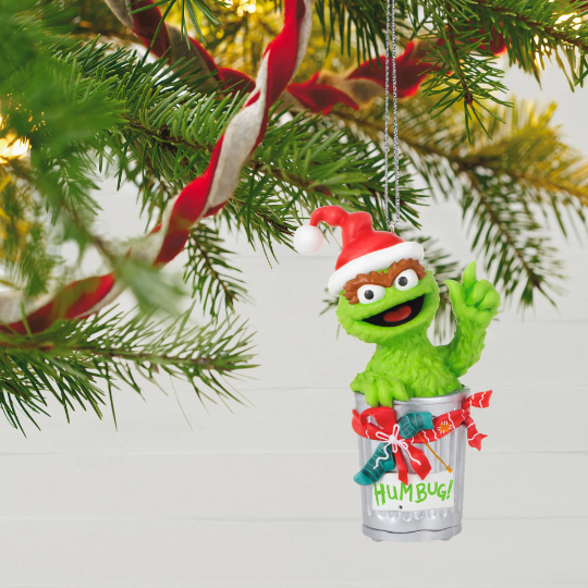 Oscar the Grouch Peekbuster - Hallmark Keepsake Ornament 2022