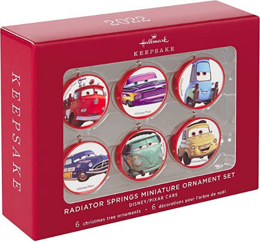 Radiator Springs Mini Ornament Set - Hallmark Keepsake Ornaments 2022