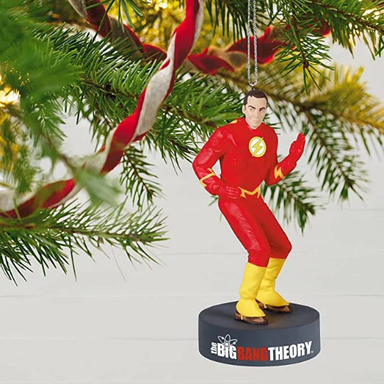 Sheldon Cooper as the Flash - Hallmark Keepsake Ornament 2021