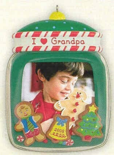 I Love Grandpa Frame - Hallmark Keepsake Ornament 2008