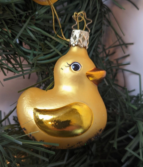 Rubber Duck Retired Old World Christmas Inge Glas Ornament