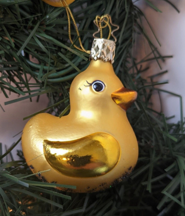 Rubber Duck Retired Old World Christmas Inge Glas Ornament