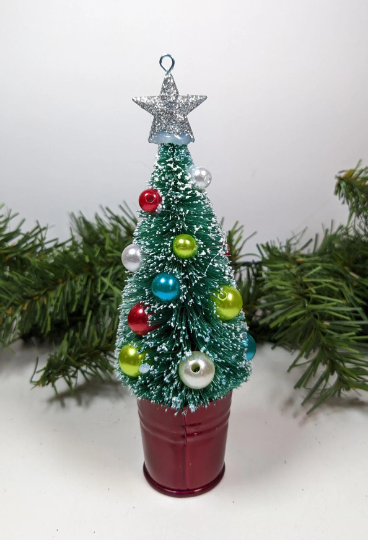 Bottlebrush Christmas Tree Christmas Ornament