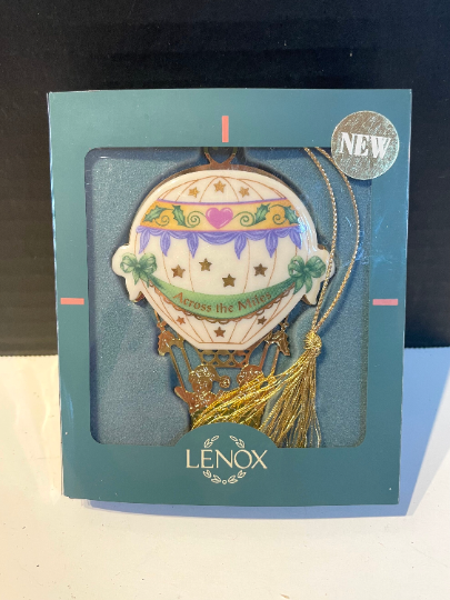 Vintage Lenox Across the Miles Christmas Ornament