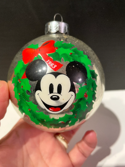 Vintage 1983 Hallmark RARE Mickey Mouse Christmas Ornament