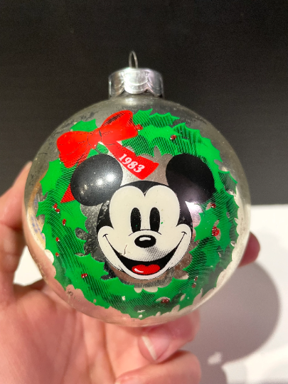 Vintage 1983 Hallmark RARE Mickey Mouse Christmas Ornament