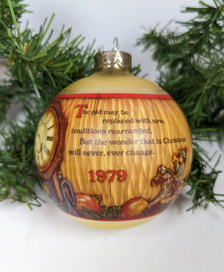 Vintage Hallmark 1979 Christmas Traditions Ornament