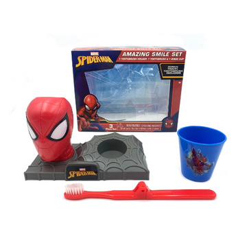 Spiderman Toothbrush Set