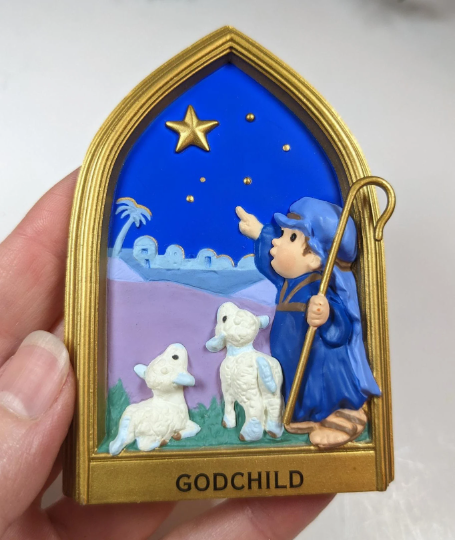 Godchild 2000 Hallmark Christmas Ornament