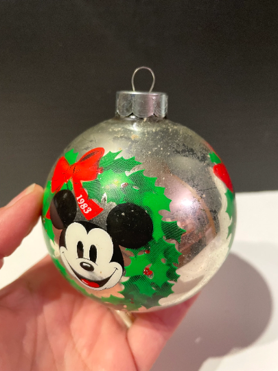 Vintage 1983 Hallmark RARE Mickey Mouse Christmas Ornament