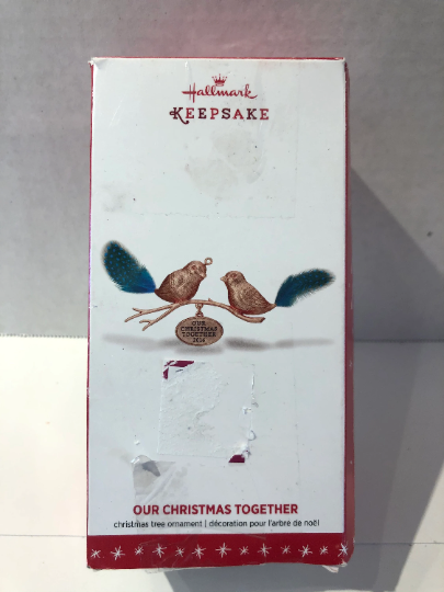 Our Christmas Together 2016 Love Birds Christmas Ornament