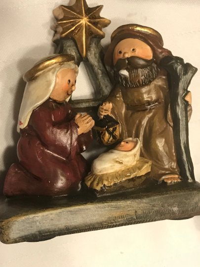 Vintage Christmas Nativity Set