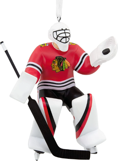 Chicago Blackhawks Goalie - Hallmark Keepsake Ornament 2022