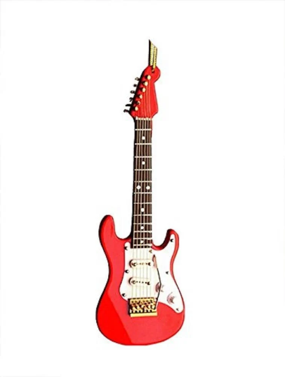 Red Electric Guitar - Broadway Gifts Co. Ornament