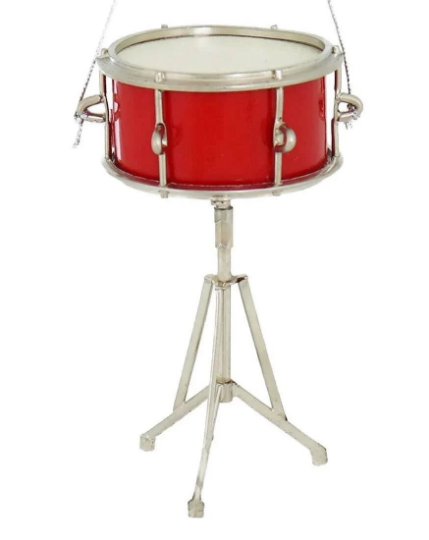 Red Snare Drum - Broadway Gifts Co. Ornament