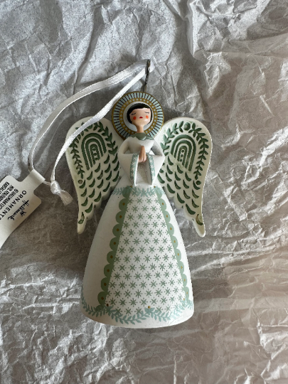 Folk Art Angel - Hallmark Gift Ornament