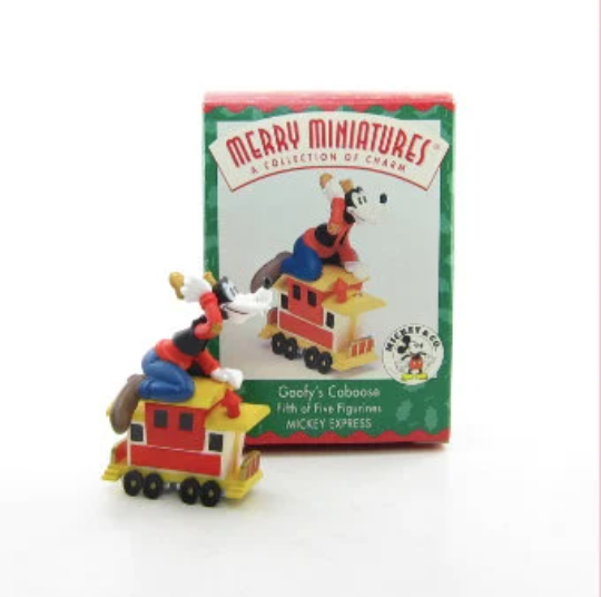 Goofy's Caboose - Hallmark Merry Miniatures 1998