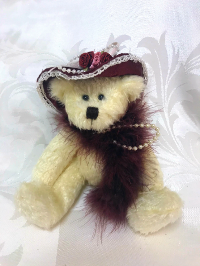 TY Attic Treasure Darling Darlene Bear Victorian 8" Teddy