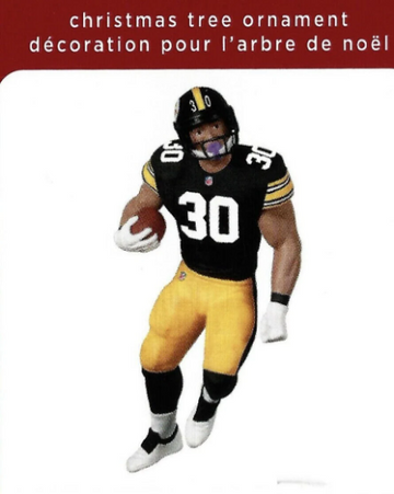 James Conner Pittsburgh Steelers - Hallmark Keepsake Ornament 2020