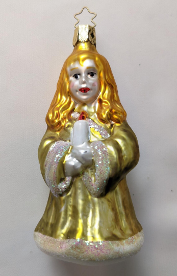 Choir Girl with Candle Retired Old World Christmas Inge Glas Ornament