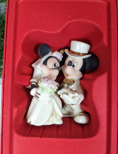 Lenox Minnie's Dream Wedding Christmas Ornament