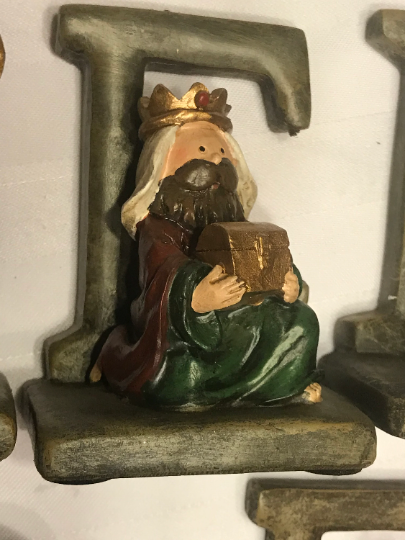 Vintage Christmas Nativity Set