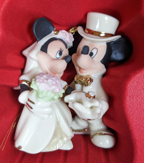 Lenox Minnie's Dream Wedding Christmas Ornament