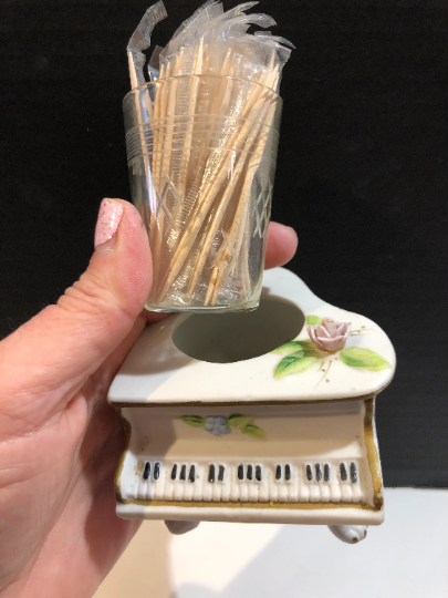 Vintage Piano Toothpick Holder