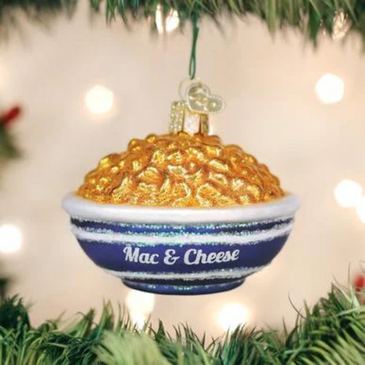 Bowl Of Mac & Cheese Ornament Old World Christmas Ornament