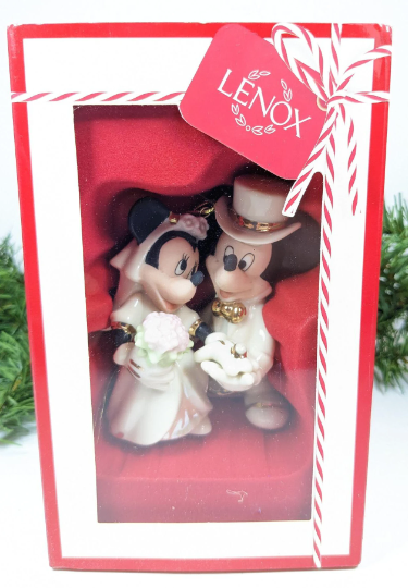 Lenox Minnie's Dream Wedding Christmas Ornament