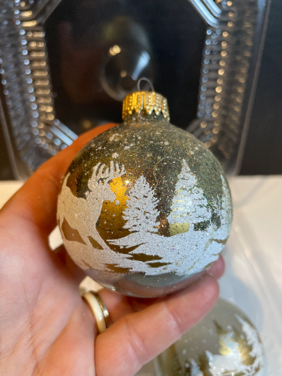 Vintage Krebs Christmas Ornaments