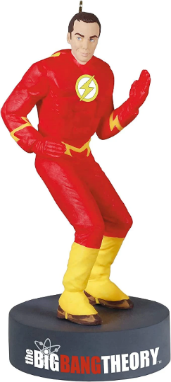 Sheldon Cooper as the Flash - Hallmark Keepsake Ornament 2021