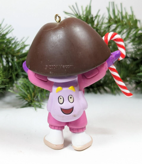 Vintage 2004 Dora the Explorer Christmas Ornament