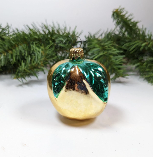 Apple Inge Glas Retired Old World Christmas Ornament