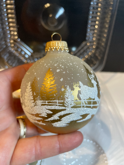 Vintage Krebs Christmas Ornaments