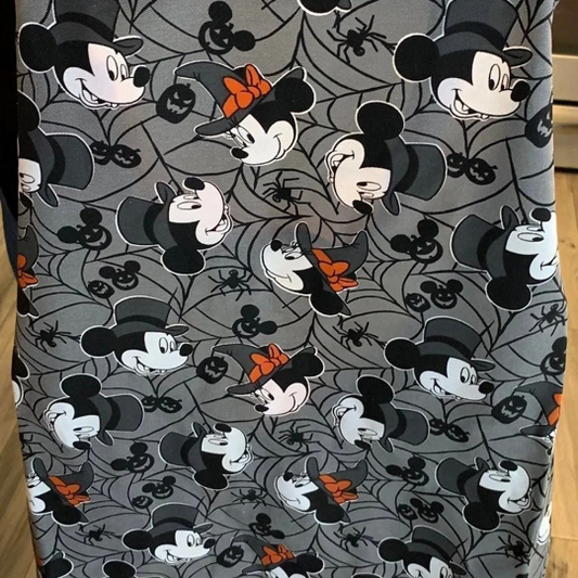 Disney Mickey Mouse & Minnie Mouse Halloween Apron