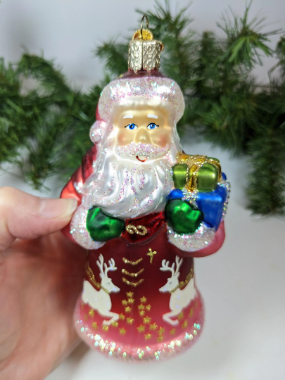 Santa Claus Retired Old World Christmas Ornament