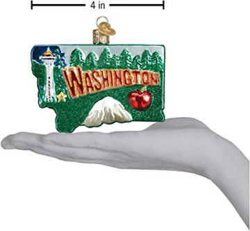 State Of Washington Old World Christmas Ornament