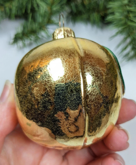 Apple Inge Glas Retired Old World Christmas Ornament