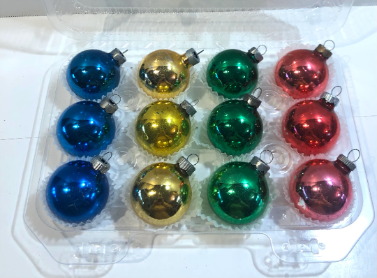 Vintage Shiny Brite Christmas Ornaments