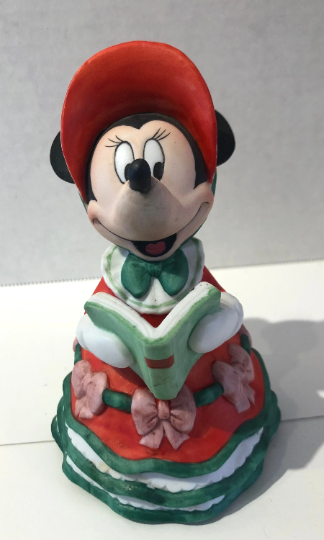 Vintage Minnie Mouse Caroler Christmas Bell