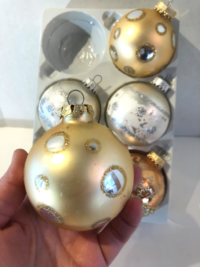 Vintage Krebs Christmas Ornaments