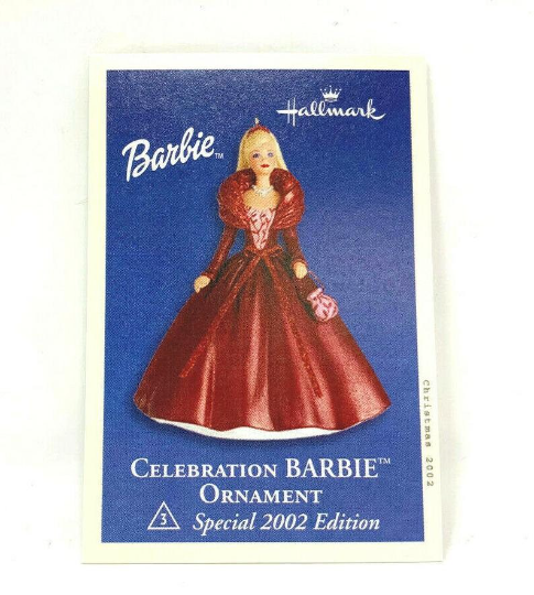 Celebration Barbie - Hallmark Keepsake Ornament 2002