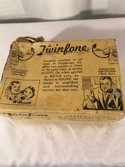 Antique Twinfone Assistive Listening Device