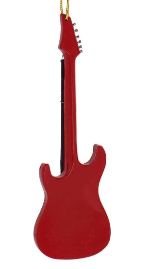 Red Electric Guitar - Broadway Gifts Co. Ornament
