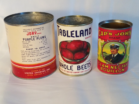 Vintage Can Labels