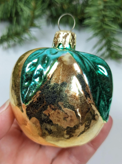 Apple Inge Glas Retired Old World Christmas Ornament