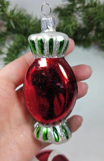 Vintage Candy Christmas Ornaments