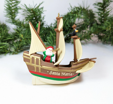 Vintage 1992 Hallmark Santa Maria Ornament