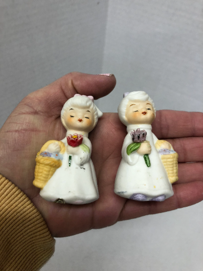 Vintage 1960's China Doll Figurines